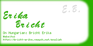 erika bricht business card